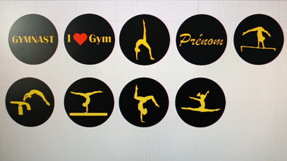 Porte-clés GAF personnalisable