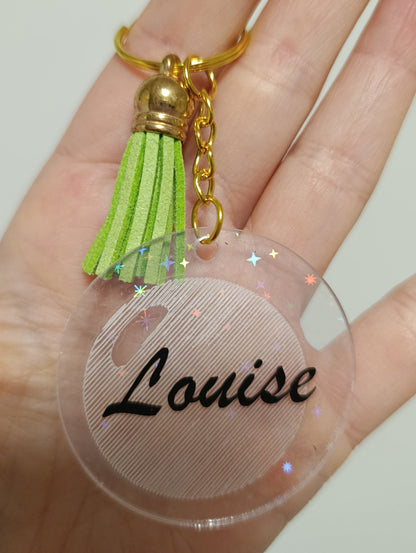 Porte-clés GR gravé personnalisable
