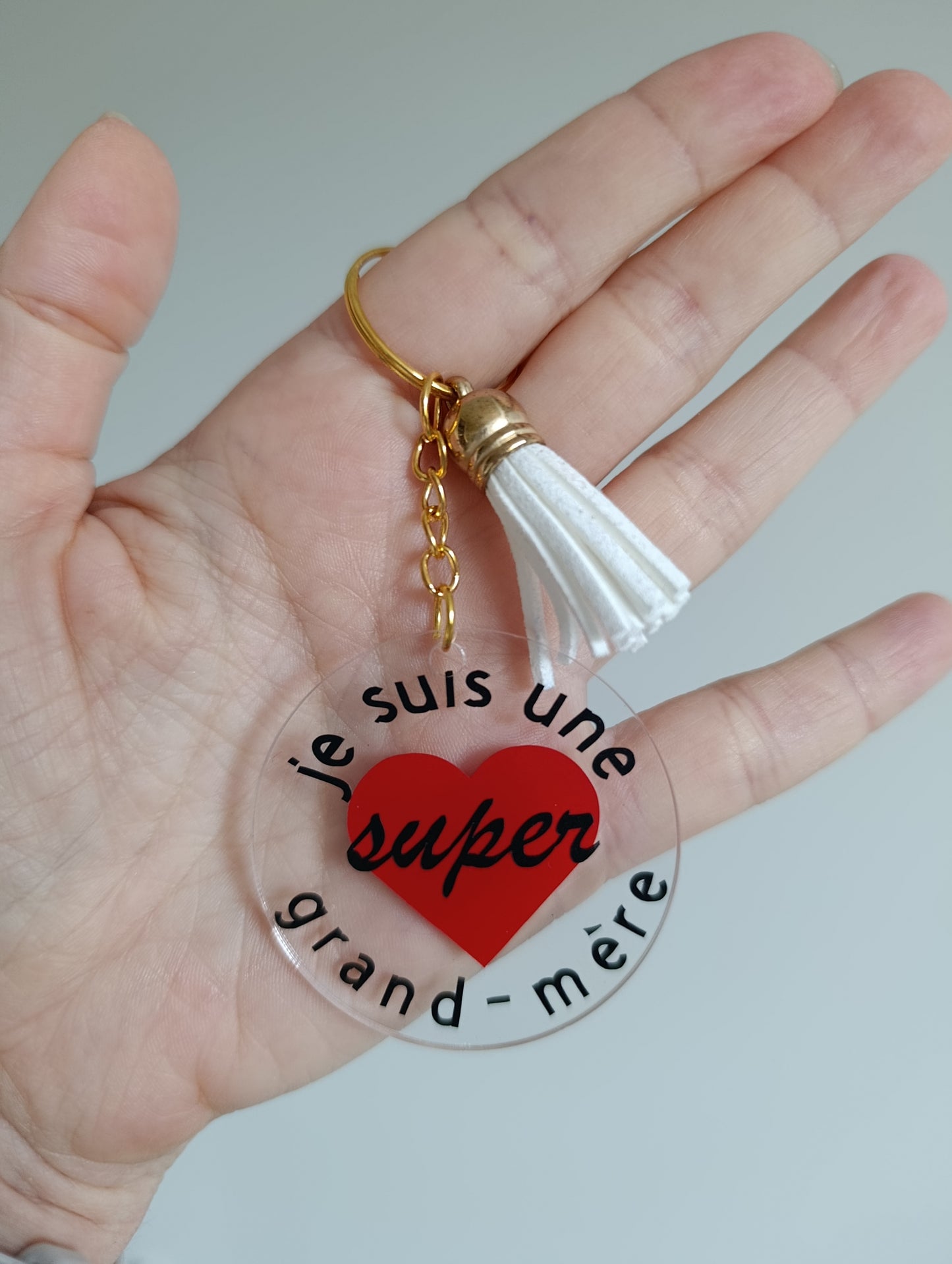 Porte-clés "Je suis une super ... "