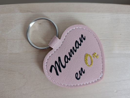 Porte-clés "maman en OR" personnalisable ou pas