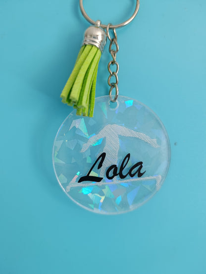 Porte-clés gravé GAF personnalisable