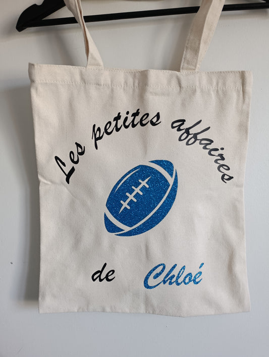 Tote-bag personnalisable pailletté